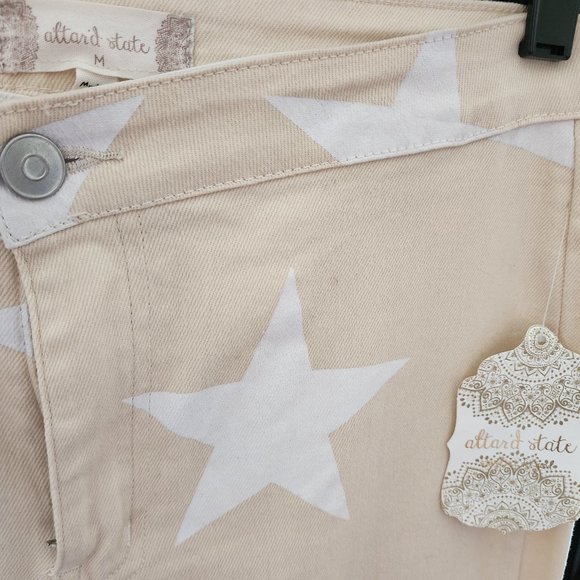 SOLD ! Altar'd State star printed bellbottom flared pants - Picture 2 of 4